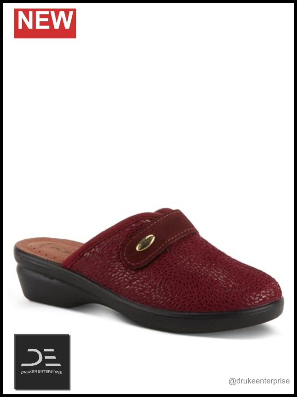 Women's Round Toe Fashion Mules Clogs Comfortable Slip-On